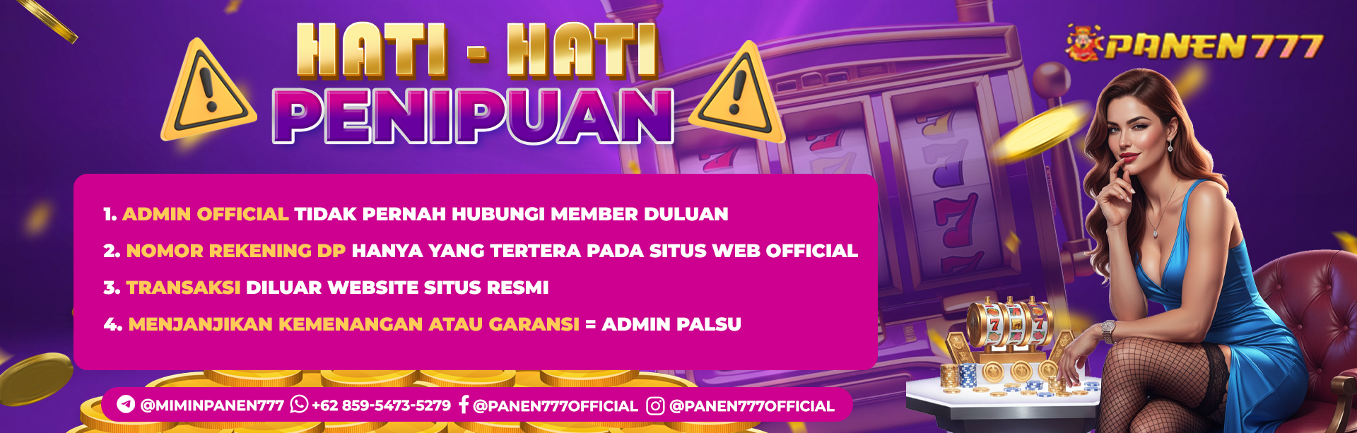 HATI-HATI PENIPUAN