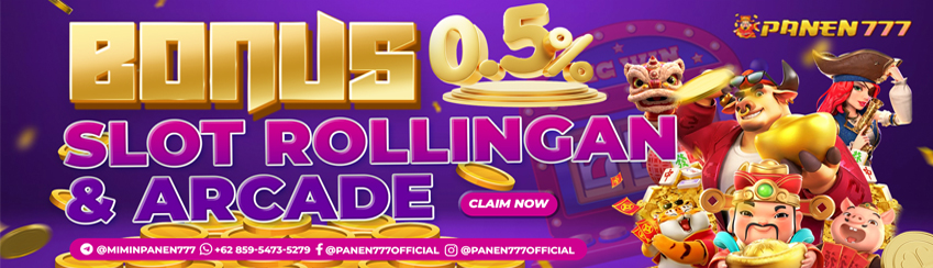 Bonus Rollingan Slot & Arcade 0,5%